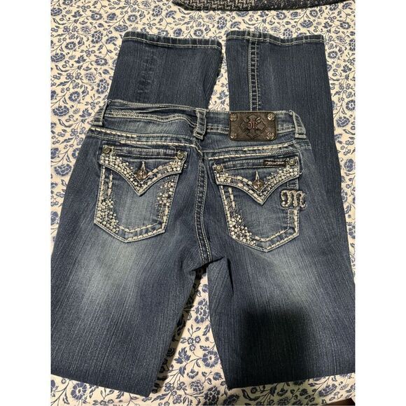 Miss Me Je5759el easy boot Embellished blue Jean 25 - Picture 6 of 9